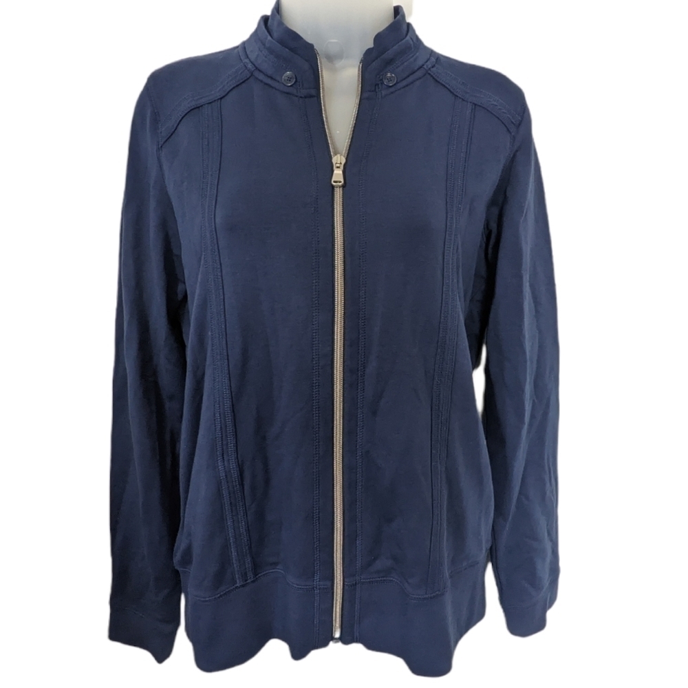 Tommy Bahama Full Zip Terry Cloth Sweatshirt Sz S